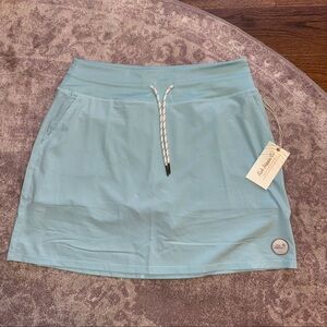 Fish Hippie Women’s Medium Blue Bahia Skort NEW